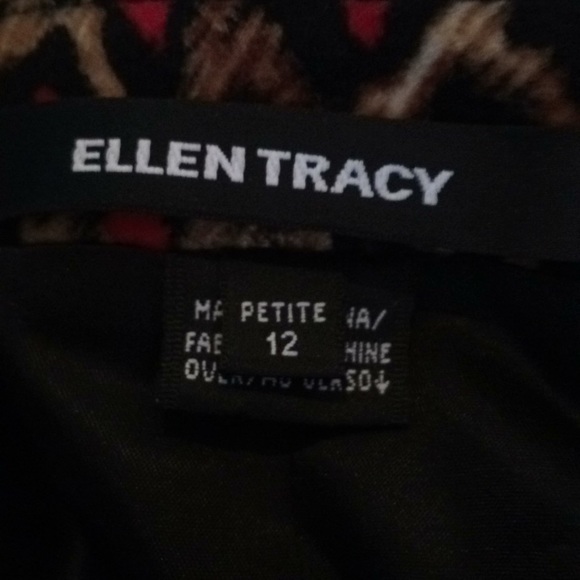 Ellen Tracy jacket size 12 petite leopard - Picture 6 of 6